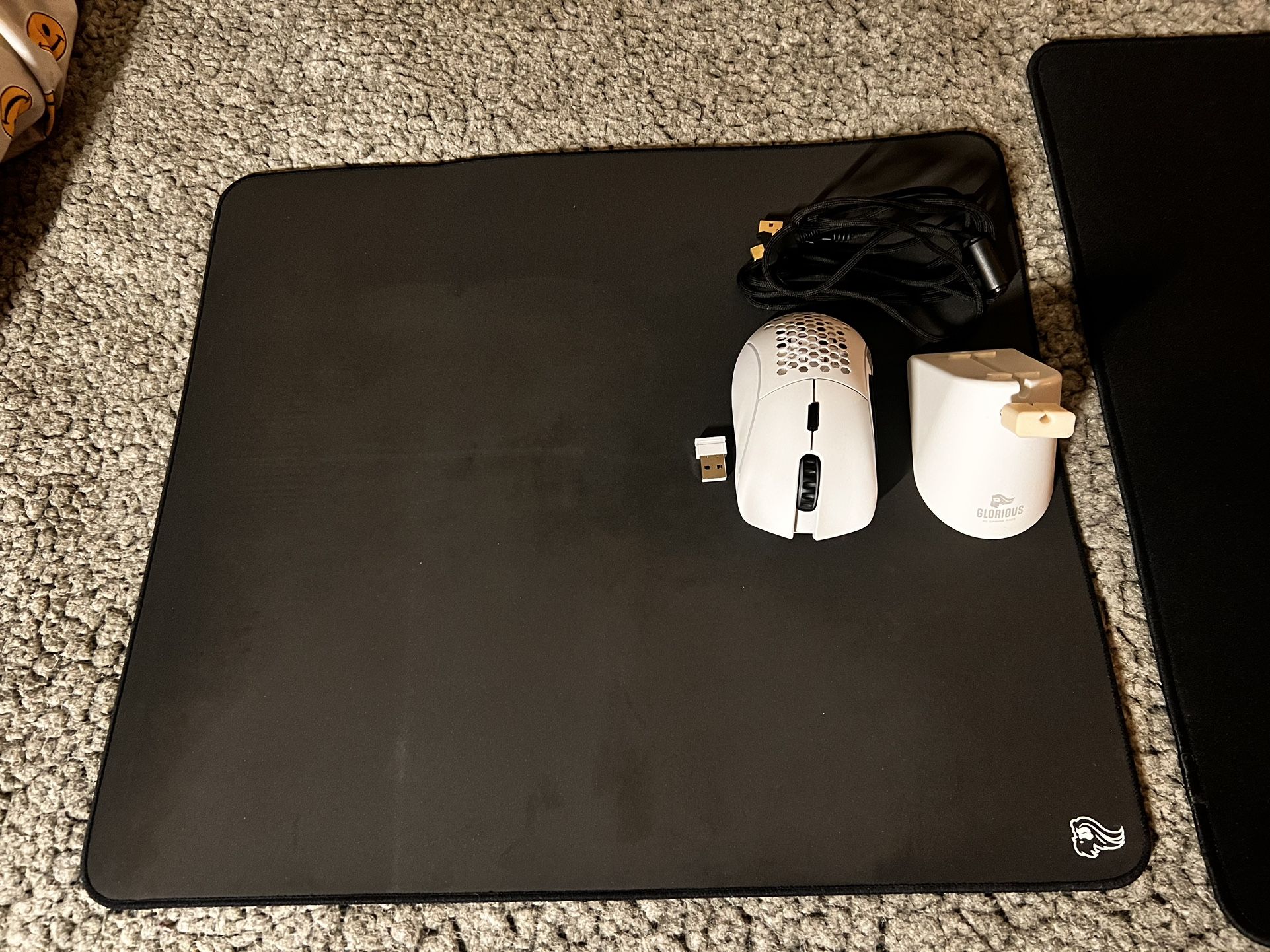 Glorious Mouse Model D & 2 Glorious Mousepads 