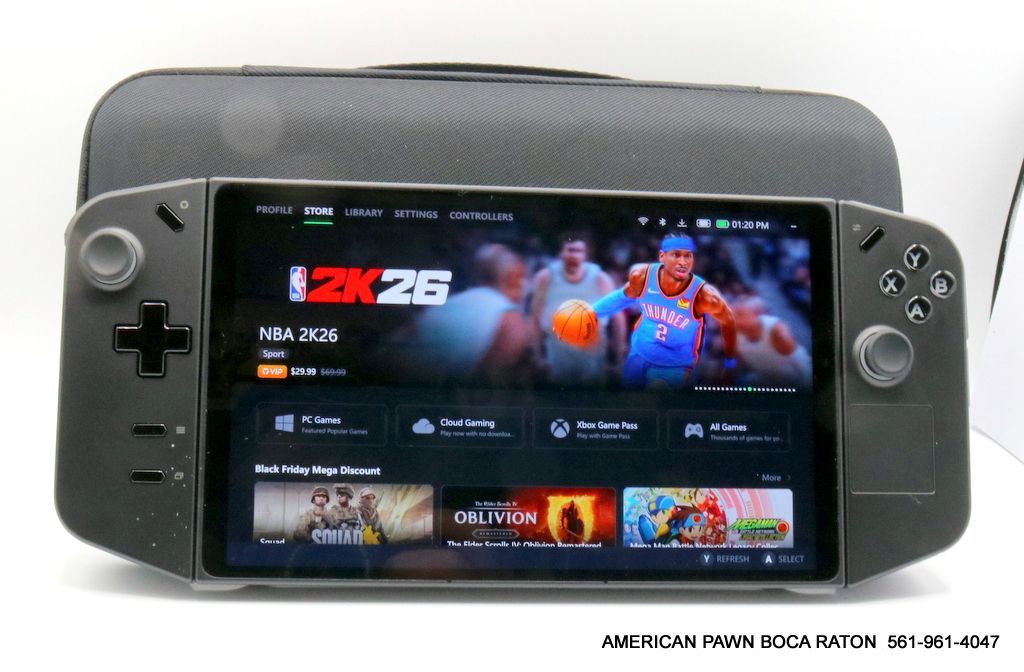 Legion Go 8.8" 144Hz WQXGA Gaming Handheld - AMD Ryzen Z1 Extreme - 16GB with 1 TB SSD - Windows 11 System 1TB  w/Case no Charger Used