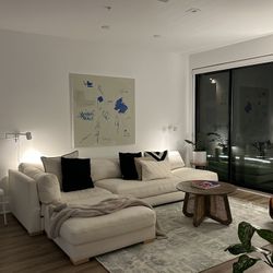 CB2 L Detachable Couch 