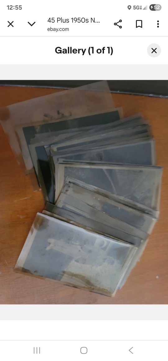 45 Plus 1950s Negatives