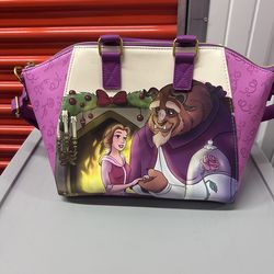 Loungefly Disney Beauty And The Beast  Satchel Bag Crossbody Bag Purse