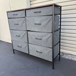 Fabric 8 Drawer Dresser