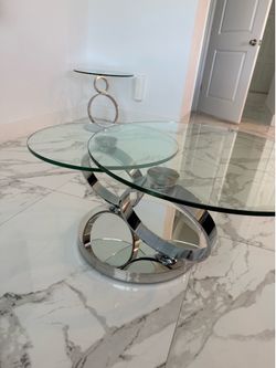 Juego de comedor y 2 mesas para sala