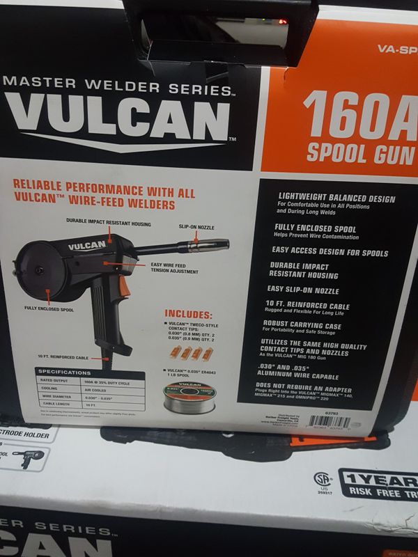vulcan spool gun 160A for Sale in Fresno, CA - OfferUp