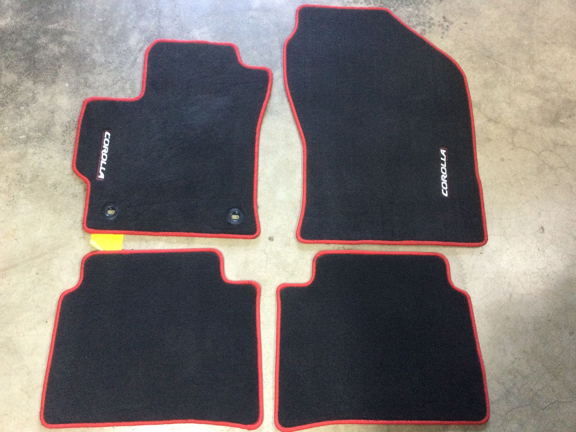 Genuine OEM Toyota Corolla Carpet Floor Mats 