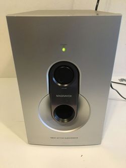 MAGNAVOX 100Watts Active Subwoofer. SW250/17s. Has volume control knob.