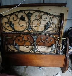 Queen bed frame