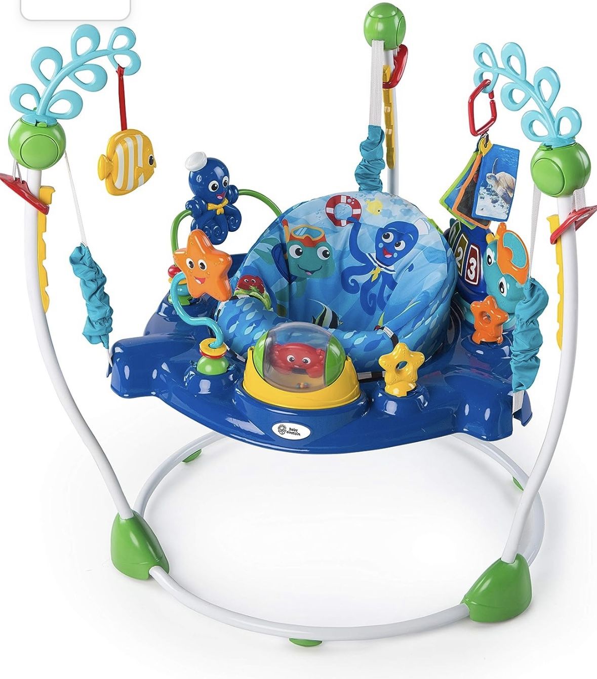 Baby Einstein Neptune's Ocean Discovery Activity Jumper, Ages 6 months +, Max weight 25 lbs., Unisex