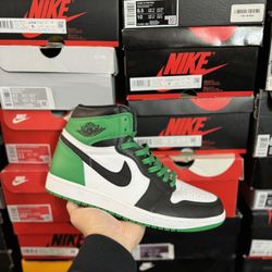 Jordan Lucky Green 1s size 10 Close To PADS