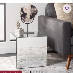 Small Mirror End Table 