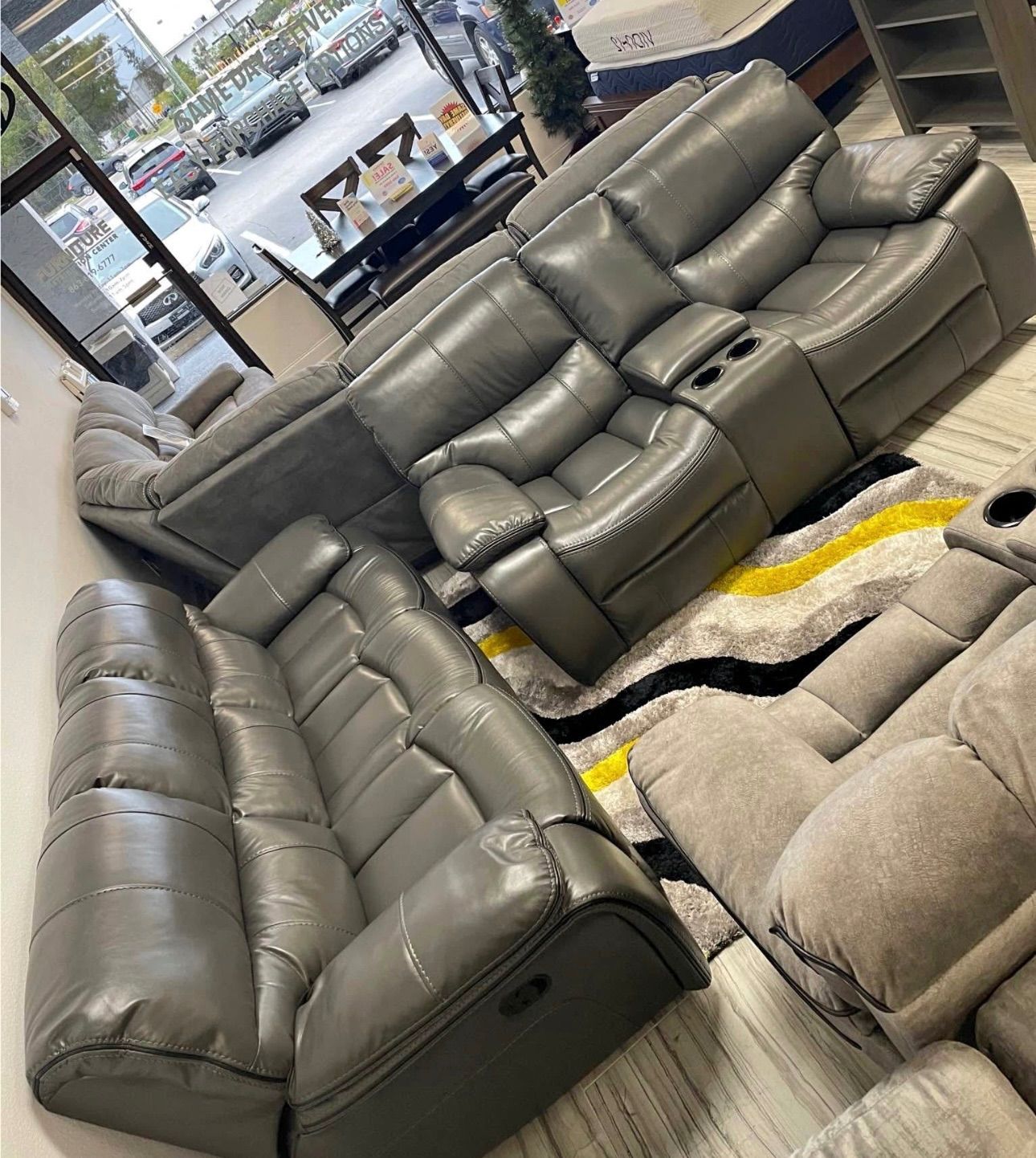 Madrid reclining two piece sofa and loveseat $1199