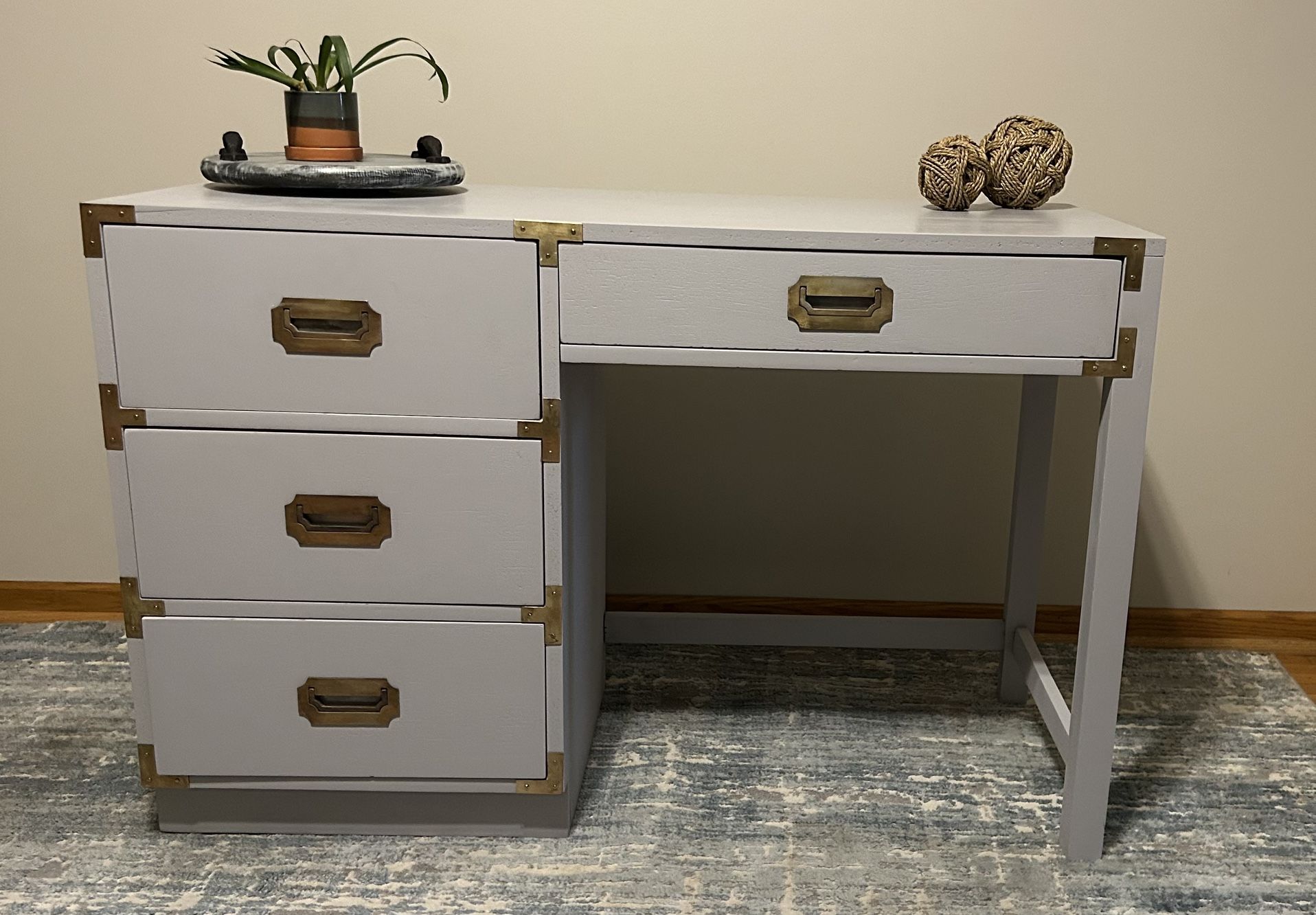 Refurbished Bernhardt Campaign Desk
