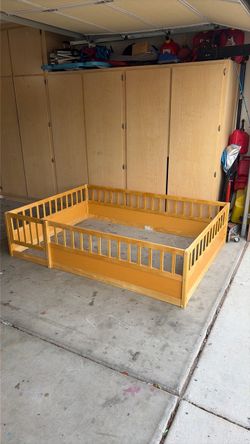 Full size Montessori floor bed frame