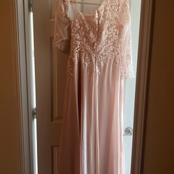 Blushing Pink Bridesmaid dress/Formal dress