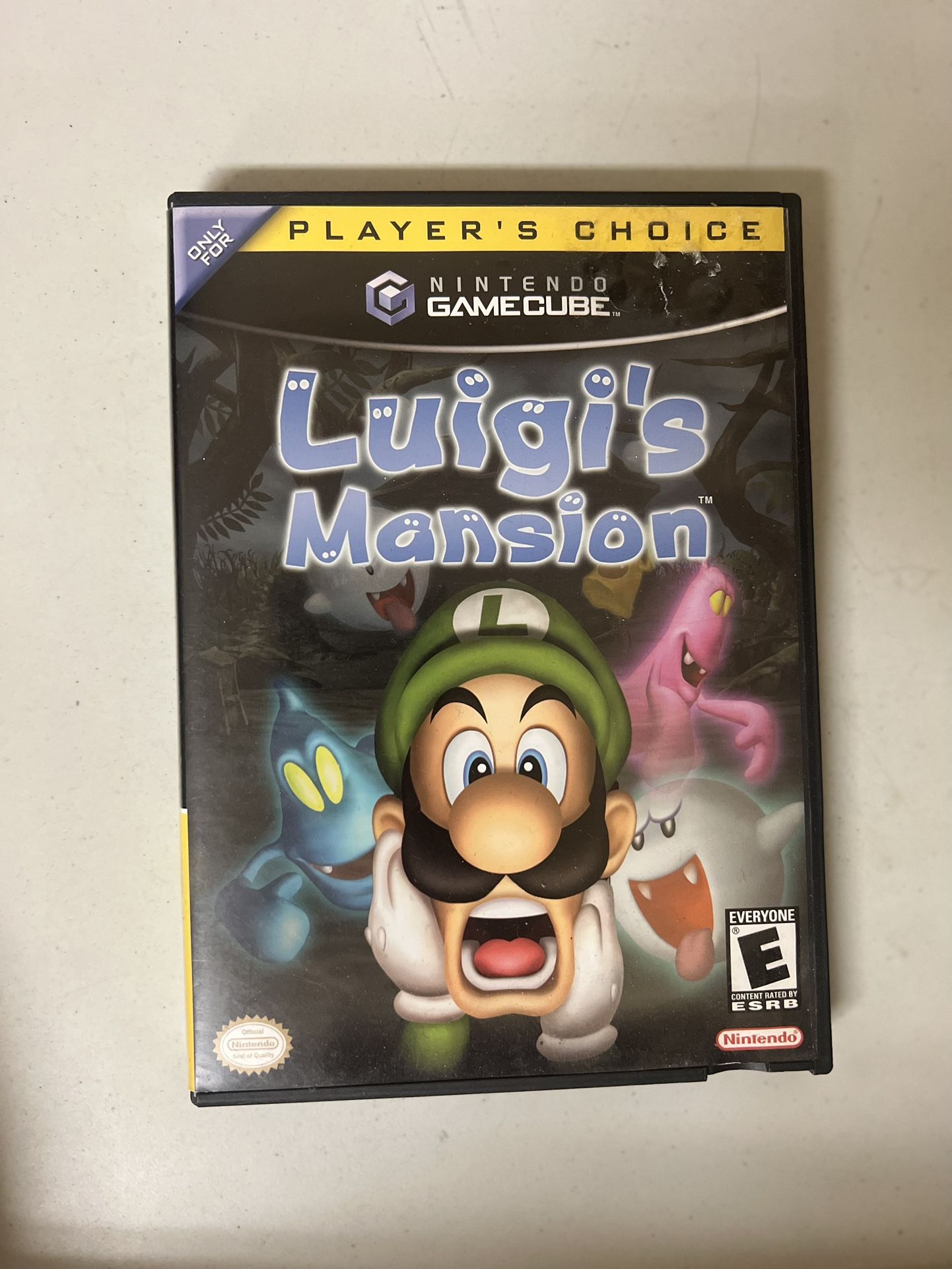 Luigi's Mansion Player’s Choice Nintendo Gamecube EX+NM condition COMPLETE!