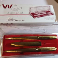 1950s The Walton "600" Pen And Pencil Gift Set