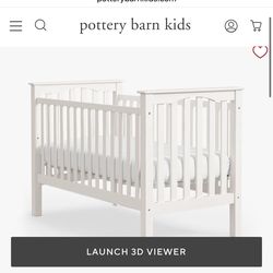 Pottery Barn Kids Crib + Mattress Set, Excellent Condition