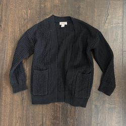 Cat & Jack Girls’ Black Cardigan Size 4/5
