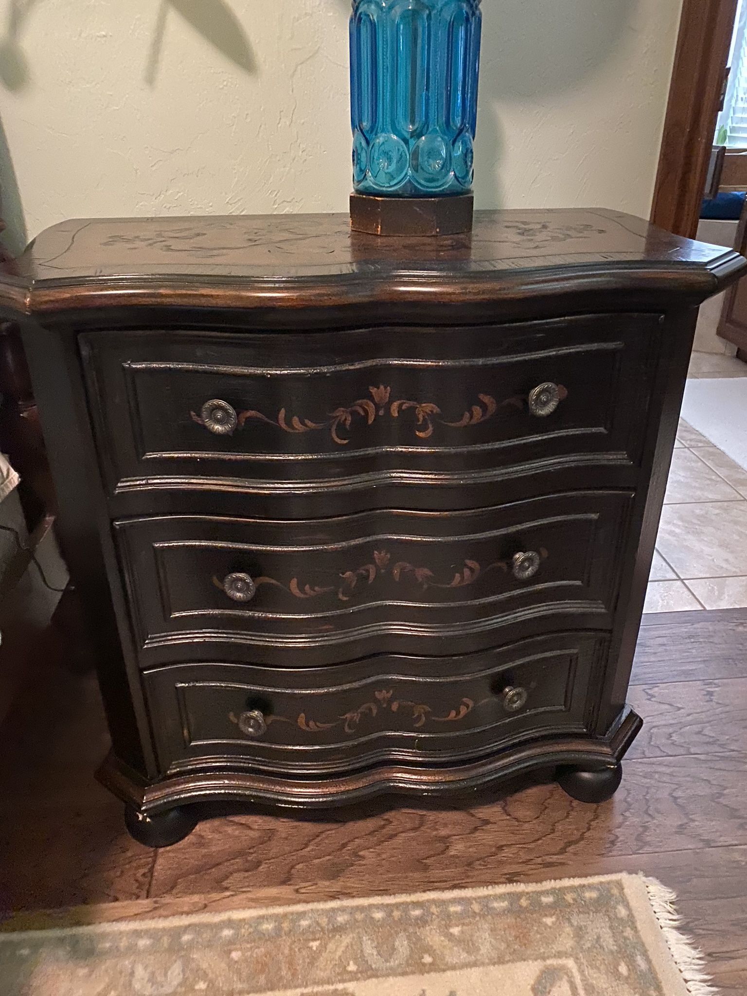Two Solid Wood Bedside Tables
