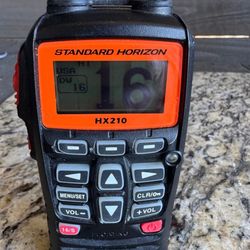  Standard Horizon HX210 Marine VHF Radio - Handheld
