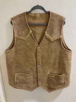 Authentic deer-hide Men’s vest - Size L
