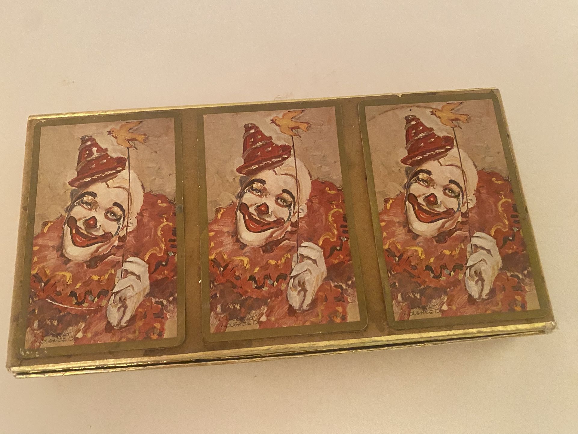 Rare Vintage Congress Clown Playing Cards