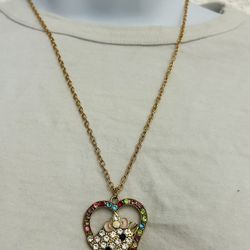 Gold tone chain and Hello kitty pendant brand new