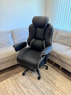 Ergonomic Big and Tall Leather Office Chair