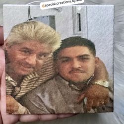 Double Sided Memorial Photo Car air freshener 🤍 