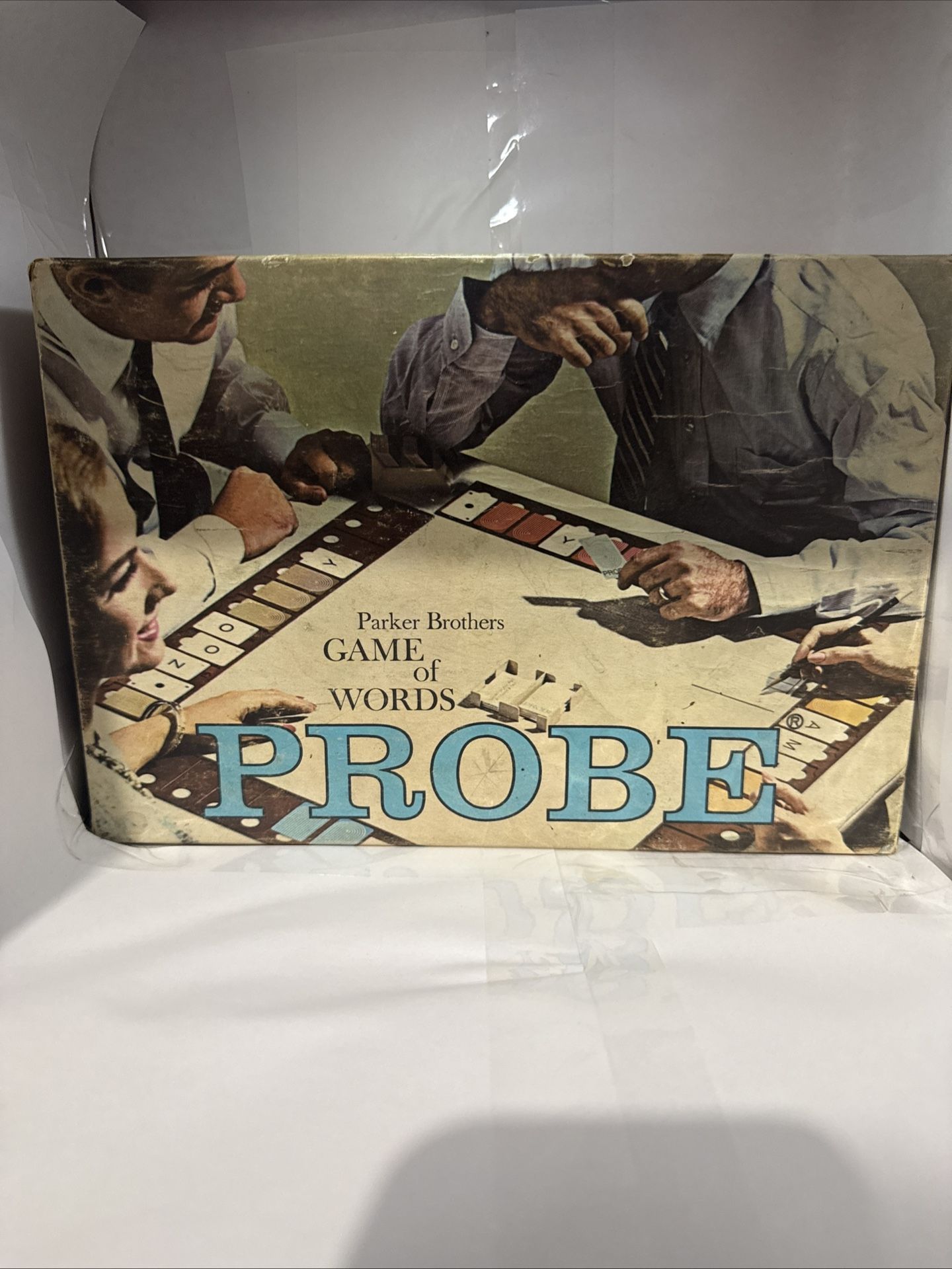 Vintage PROBE Game of Words Board Game 1964 Parker Brothers 100% Complete
