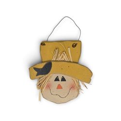 Vintage Wooden Scarecrow Wall Hanging Fall Harvest Decor Primitive Farmhouse