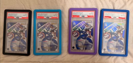 PSA 10 Dodgers x One Piece Luffy promo