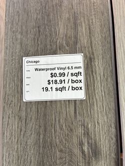 Chicago Waterproof Vinyl Flooring 6.5 mm
