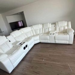 Reclining Sectional Sofa. Ask For Price!