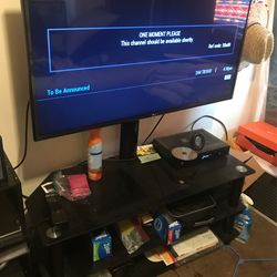 46” LG Tv With Tv Stand