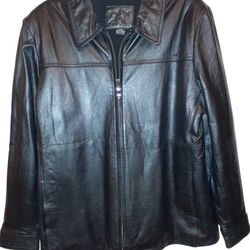 Brand New Women's Black Leather Jacket 