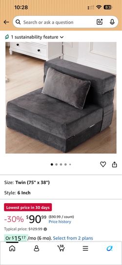 Compressed Sofa Bed – Converts to Bed