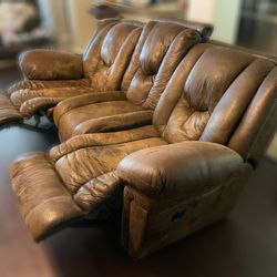 Recliner sofa used for sale clearance