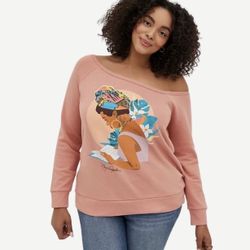 Torrid Tops | #Torridstrong Off-Shoulder Sweatshirt French Terry Maya Angelou...