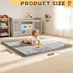 Baby Play Mat 50”x50”,100% Brand New in box, 1.2” Thickness, Different sizes available, OEKO TEX Certified Material, Machine Washable