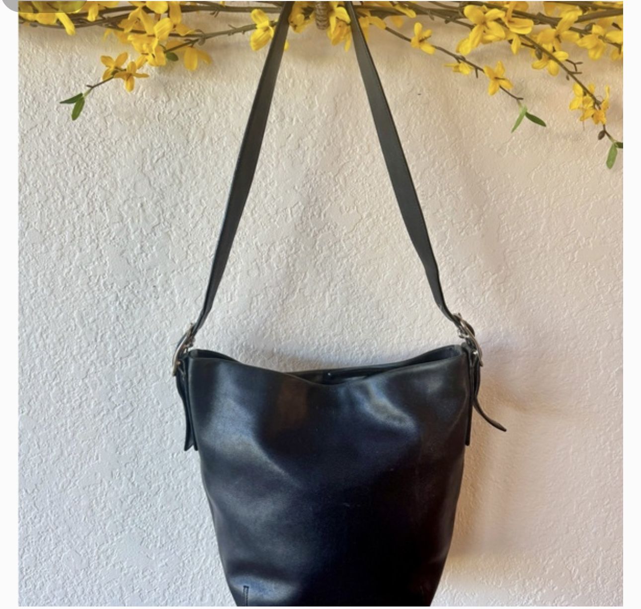 Coach  Vintage Purse: 9186 Black Legacy / Hobo Bucket Shoulder Bag