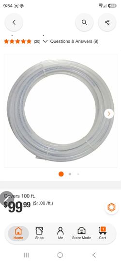 Shop Uponor
AquaPEX 3/4 in. x 100 ft. White with Blue Print PEX-A Expansion Pipe