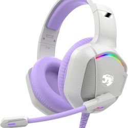 Gaming Headset with Microphone for Pc, Xbox One Series X/s, Ps4, Ps5, Switch, Stereo Wired Noise Cancelling 