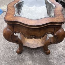 Two Wooden Small Tables Available 