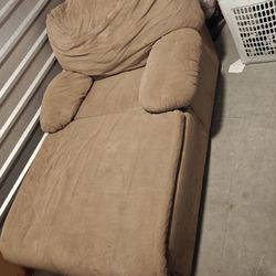 Ashley Sofa Recliner Beige 