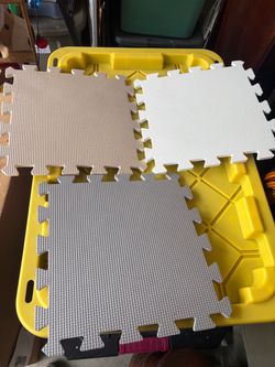 Baby Play Mat, Soft Foam Floor Tiles for Kids. Adjustable Interlocking Foam Tiles, Fits with 74x74 Playpen Baby mat for Crawling & Development