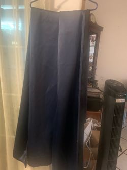 Blue curtain