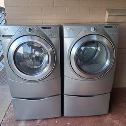 Whirlpool Front Loader Washer/Drier Set.