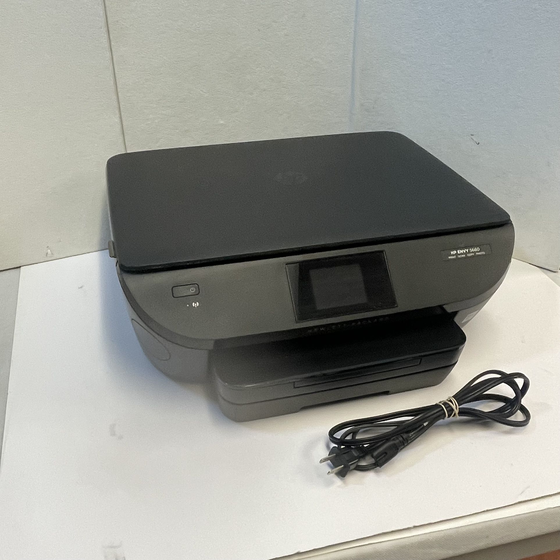 HP Envy 5660 All In One Color Inkjet Wireless Printer Scan Copy Needs Ink Tested