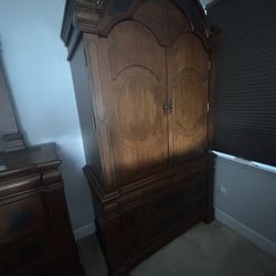 Wood wardrobe Thomasville Furniture